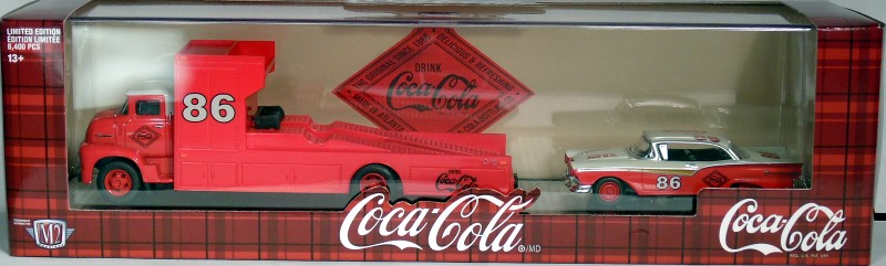 M2 Machines Haulers Coca Cola Release TW20 1956 Ford COE COCA-COLA